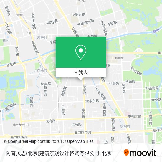 阿普贝思(北京)建筑景观设计咨询有限公司地图