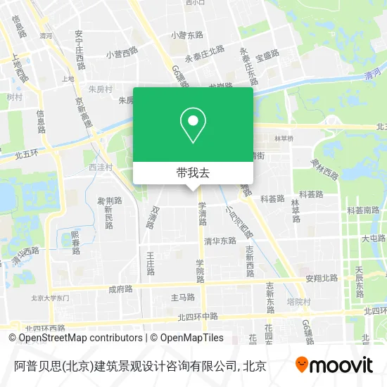 阿普贝思(北京)建筑景观设计咨询有限公司地图