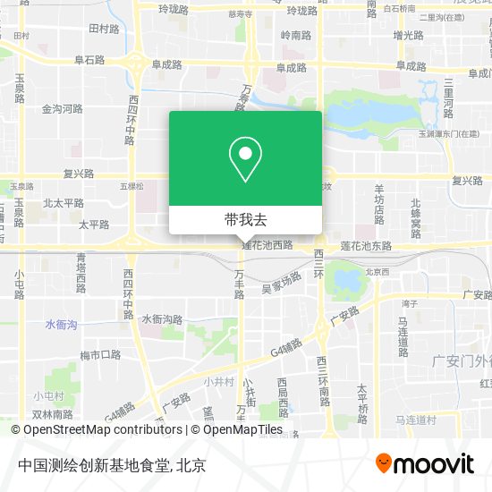 中国测绘创新基地食堂地图