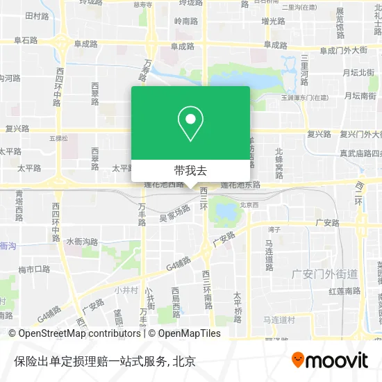 保险出单定损理赔一站式服务地图