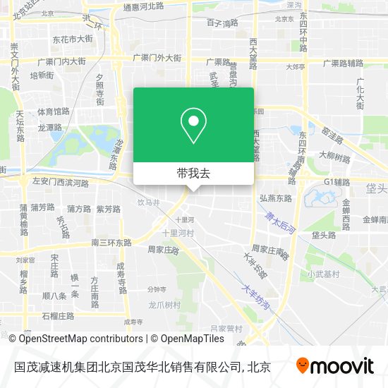 国茂减速机集团北京国茂华北销售有限公司地图
