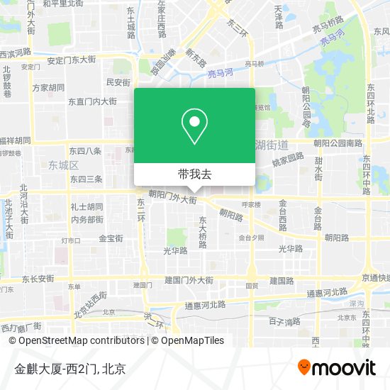 金麒大厦-西2门地图