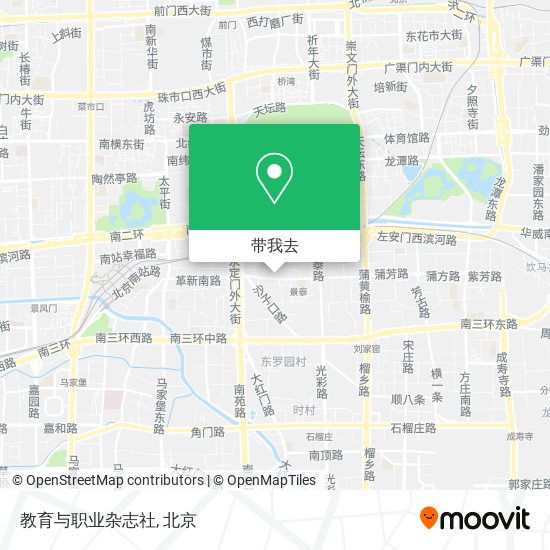 教育与职业杂志社地图