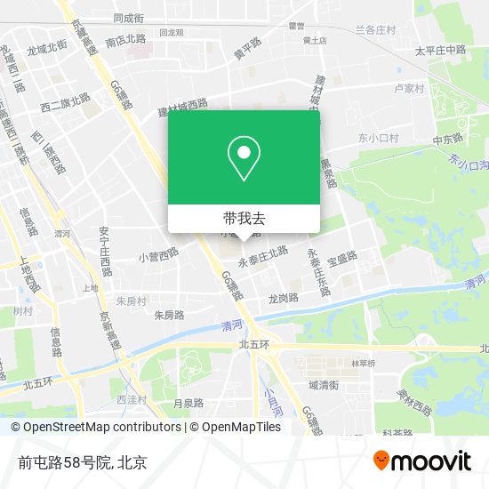 前屯路58号院地图