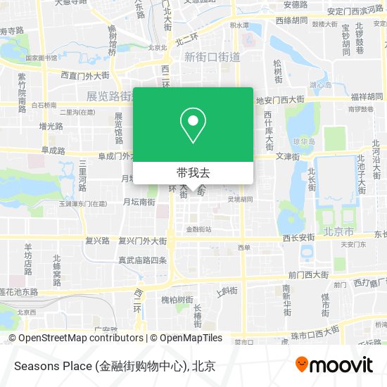 Seasons Place (金融街购物中心)地图