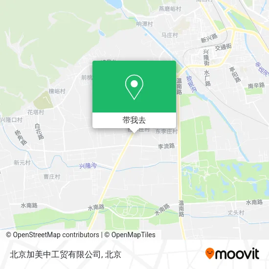 北京加美中工贸有限公司地图