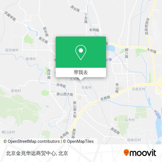 北京金兆华远商贸中心地图