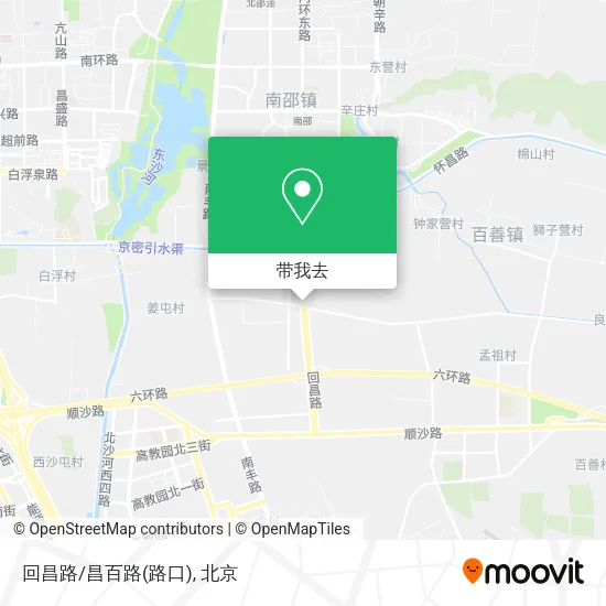 回昌路/昌百路(路口)地图