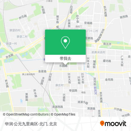华润·公元九里南区-北门地图