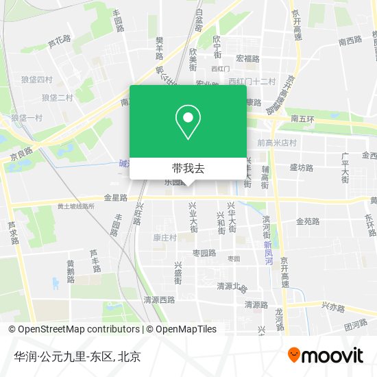 华润·公元九里-东区地图