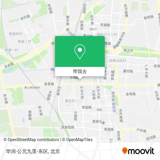 华润·公元九里-东区地图