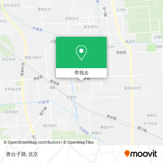 善台子路地图