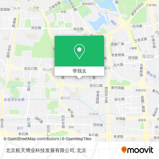 北京航天博业科技发展有限公司地图