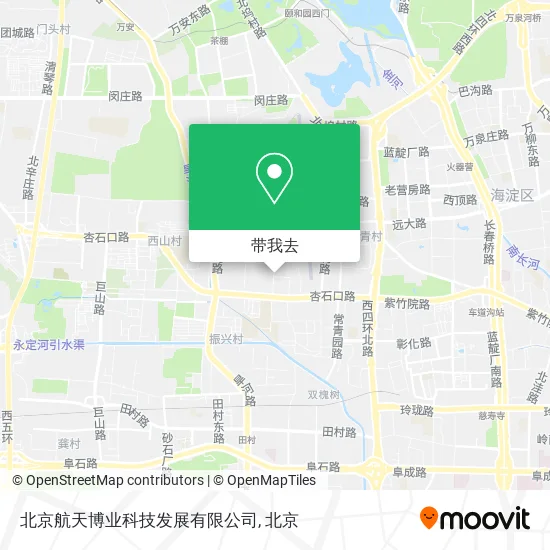 北京航天博业科技发展有限公司地图