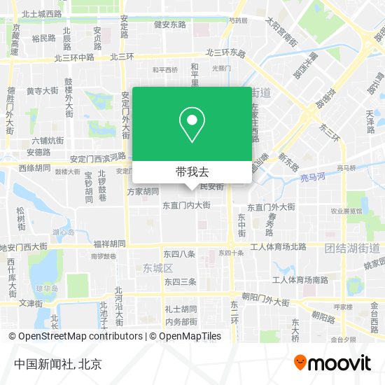 中国新闻社地图