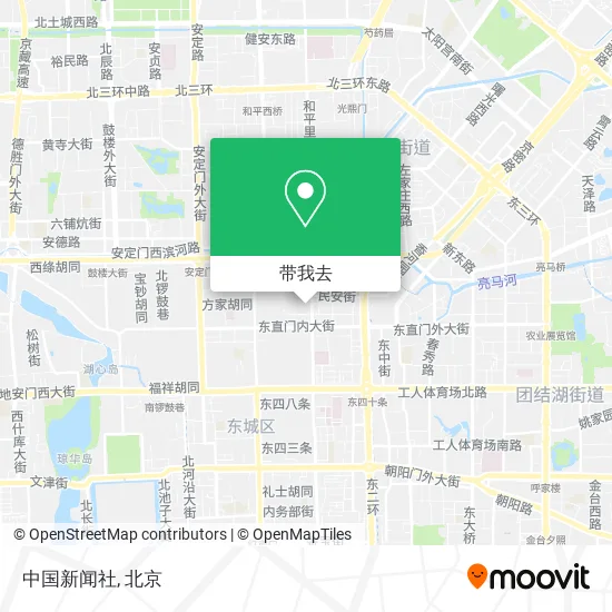 中国新闻社地图