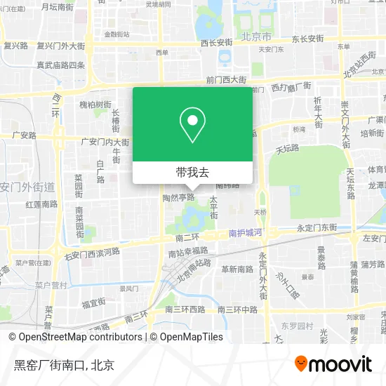 黑窑厂街南口地图