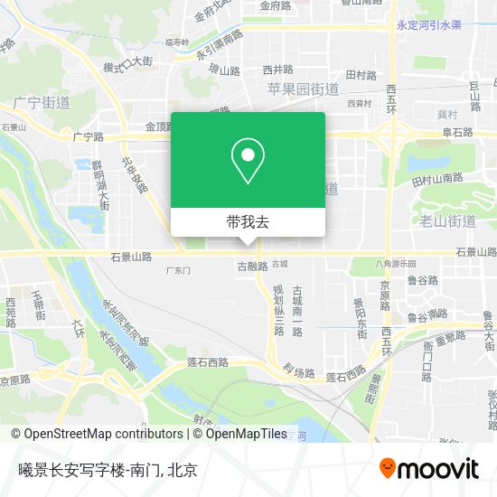 曦景长安写字楼-南门地图