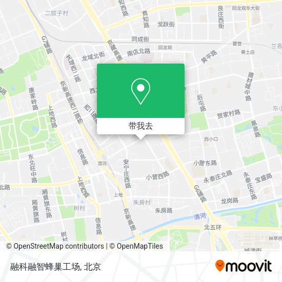 融科融智蜂巢工场地图