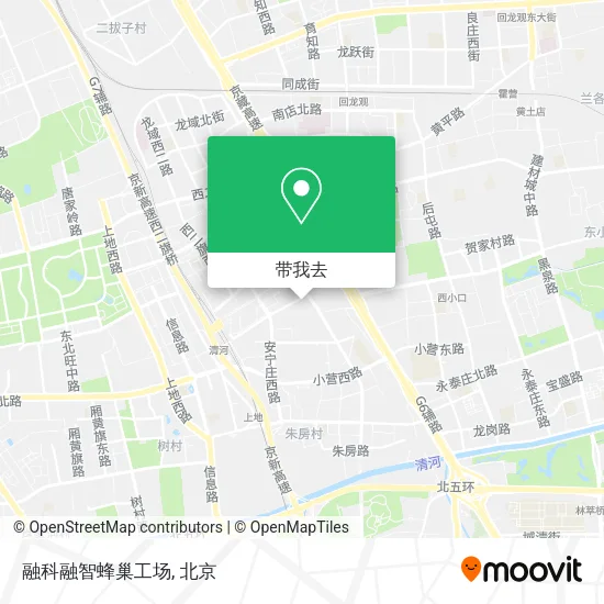 融科融智蜂巢工场地图