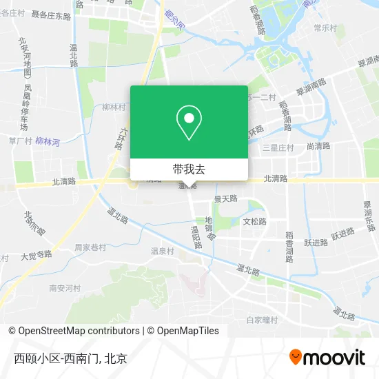 西颐小区-西南门地图