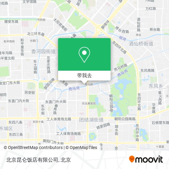 北京昆仑饭店有限公司地图