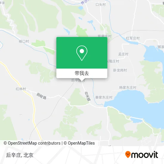 后辛庄地图
