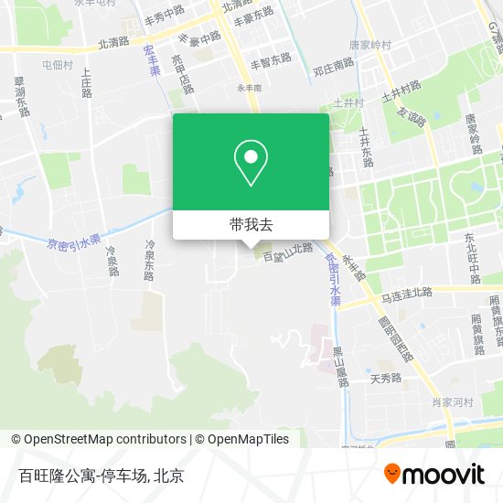 百旺隆公寓-停车场地图