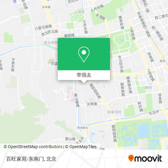 百旺家苑-东南门地图