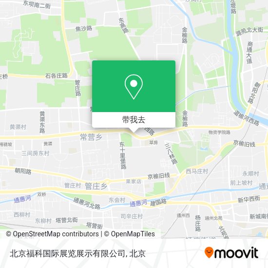 北京福科国际展览展示有限公司地图