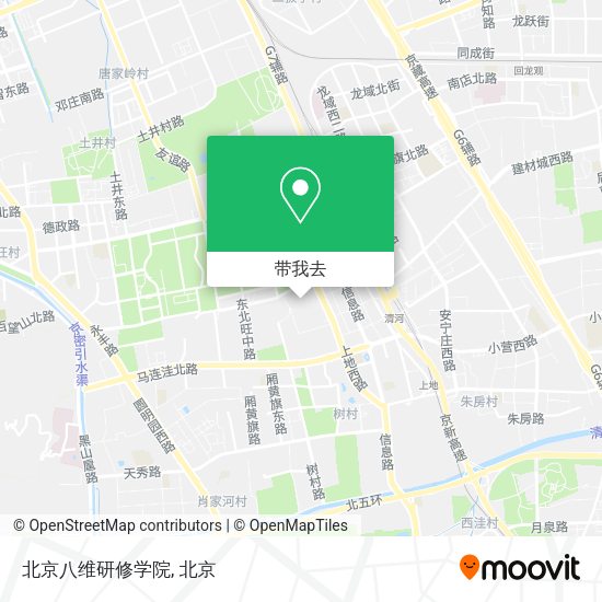 北京八维研修学院地图
