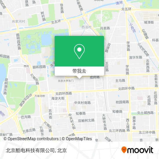 北京酷电科技有限公司地图