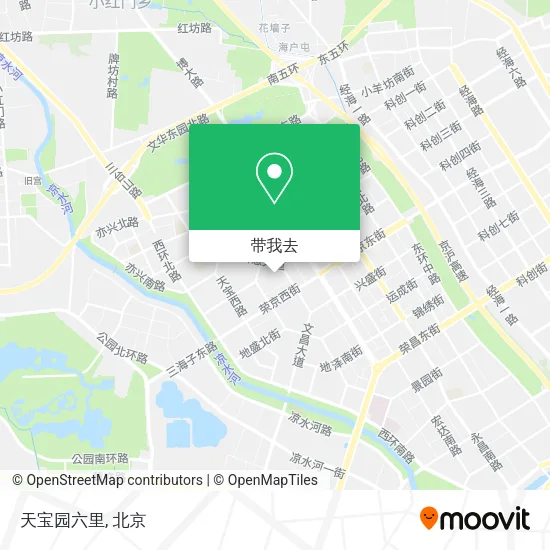 天宝园六里地图