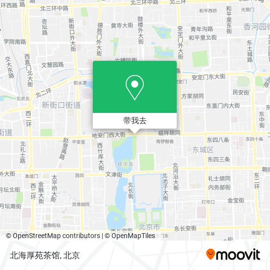 北海厚苑茶馆地图
