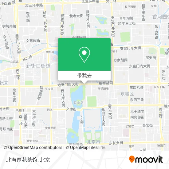 北海厚苑茶馆地图