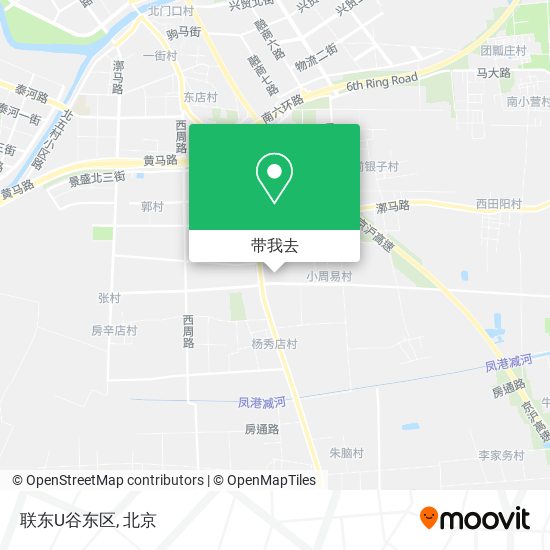 联东U谷东区地图