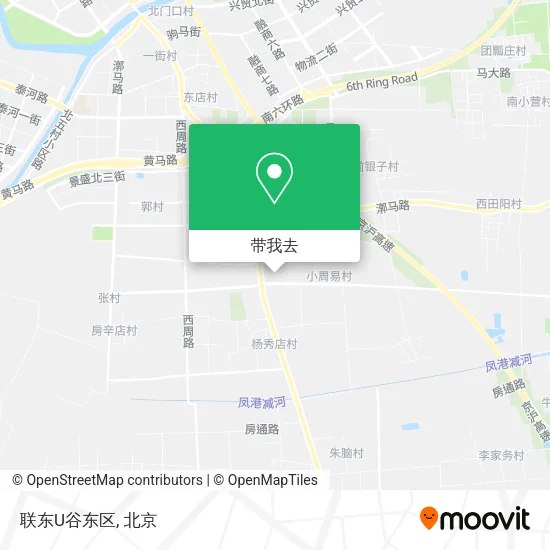 联东U谷东区地图