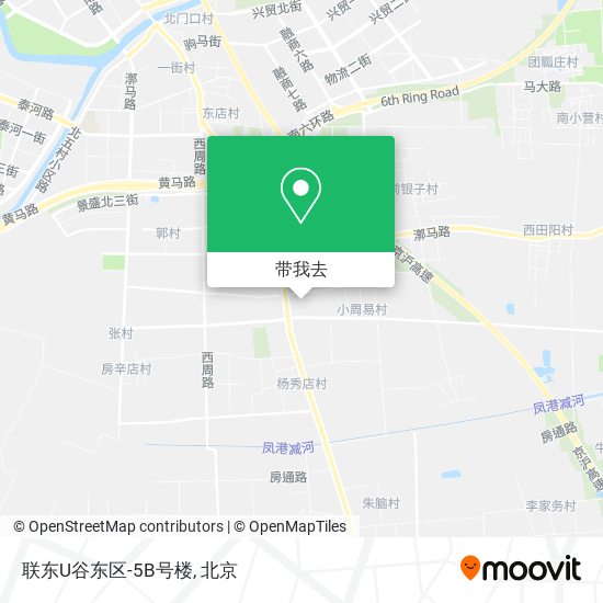联东U谷东区-5B号楼地图