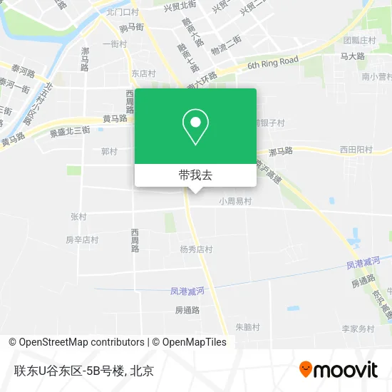 联东U谷东区-5B号楼地图