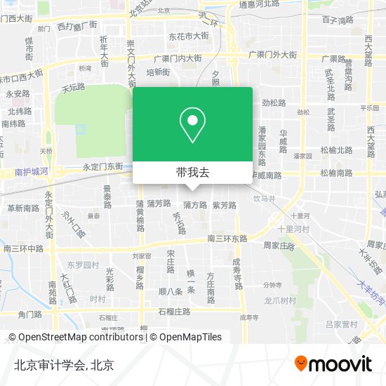 北京审计学会地图