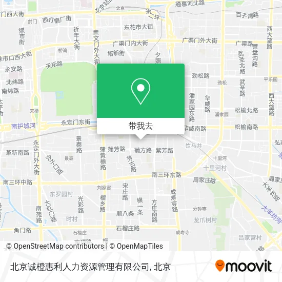 北京诚橙惠利人力资源管理有限公司地图
