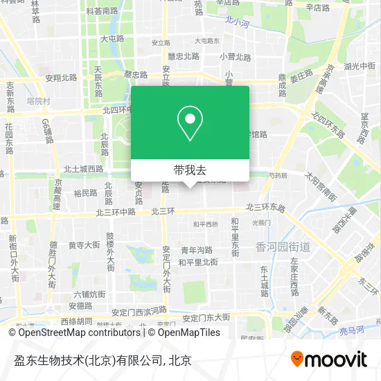 盈东生物技术(北京)有限公司地图