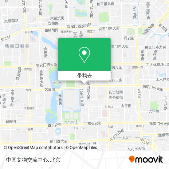 中国文物交流中心地图