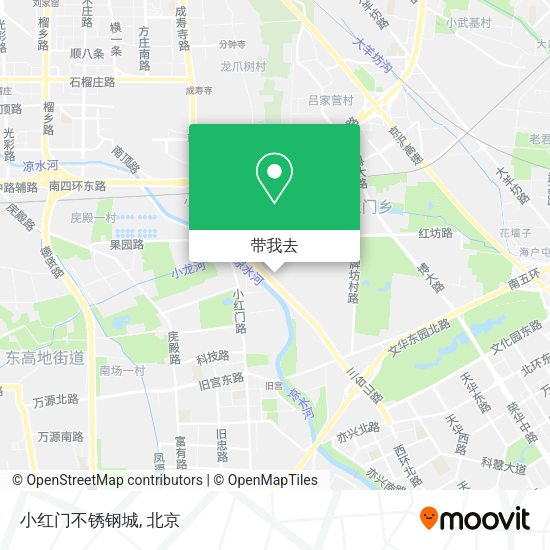 小红门不锈钢城地图