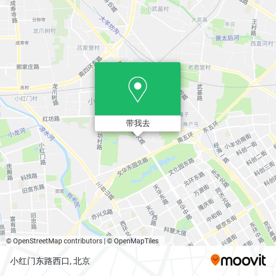 小红门东路西口地图