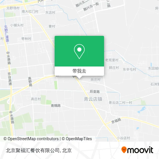 北京聚福汇餐饮有限公司地图