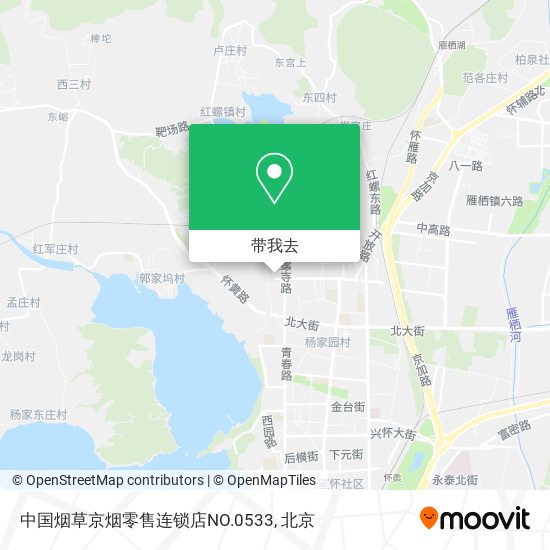 中国烟草京烟零售连锁店NO.0533地图