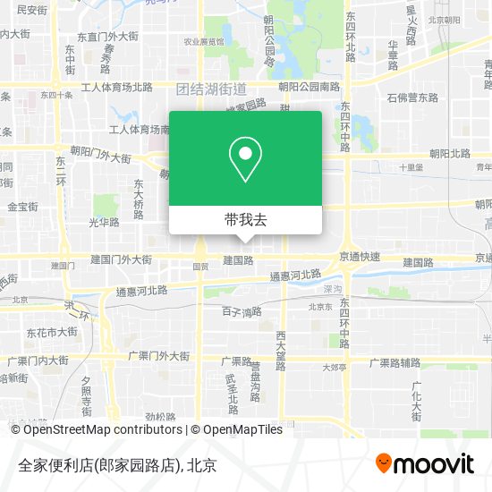 全家便利店(郎家园路店)地图