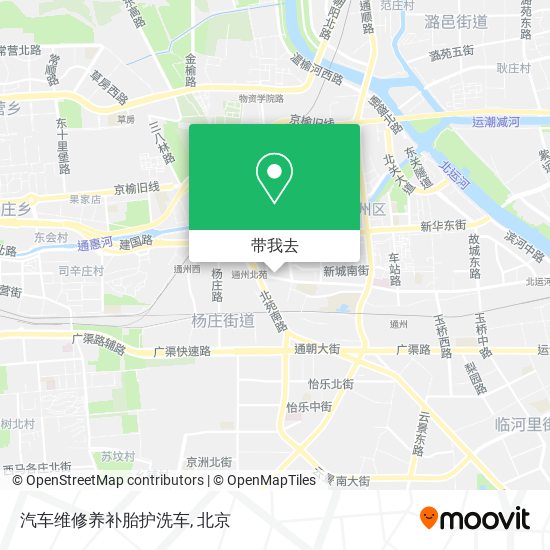 汽车维修养补胎护洗车地图
