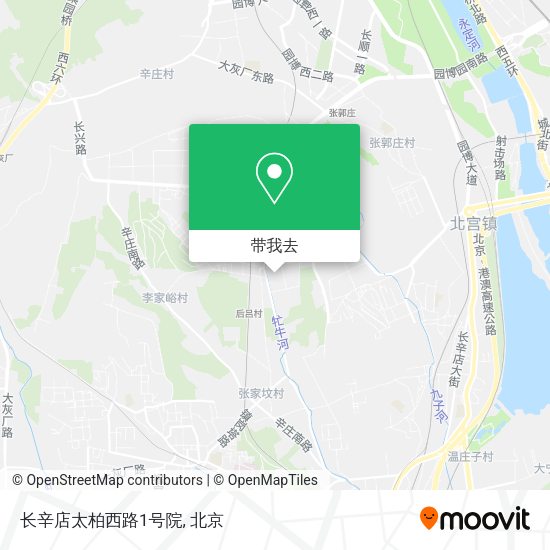 长辛店太柏西路1号院地图